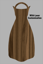 Load image into Gallery viewer, Wooden Jet Fin - Walnut - 1.1 Woodworks