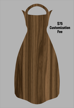 Load image into Gallery viewer, Wooden Jet Fin - Walnut - 1.1 Woodworks