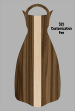 Load image into Gallery viewer, Wooden Jet Fin - Walnut - 1.1 Woodworks