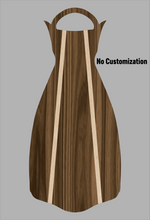 Load image into Gallery viewer, Wooden Jet Fin - Walnut - 1.1 Woodworks