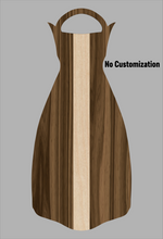 Load image into Gallery viewer, Wooden Jet Fin - Walnut - 1.1 Woodworks