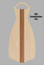 Load image into Gallery viewer, Wooden Jet Fin - Maple - 1.1 Woodworks