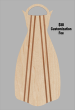 Load image into Gallery viewer, Wooden Jet Fin - Maple - 1.1 Woodworks