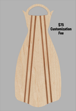 Load image into Gallery viewer, Wooden Jet Fin - Maple - 1.1 Woodworks