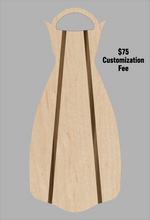 Load image into Gallery viewer, Wooden Jet Fin - Maple - 1.1 Woodworks