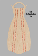 Load image into Gallery viewer, Wooden Jet Fin - Maple - 1.1 Woodworks