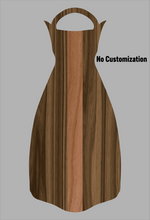 Load image into Gallery viewer, Wooden Jet Fin - Walnut - 1.1 Woodworks