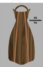 Load image into Gallery viewer, Wooden Jet Fin - Walnut - 1.1 Woodworks