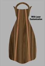 Load image into Gallery viewer, Wooden Jet Fin - Walnut - 1.1 Woodworks
