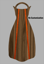 Load image into Gallery viewer, Wooden Jet Fin - Walnut - 1.1 Woodworks