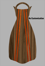 Load image into Gallery viewer, Wooden Jet Fin - Walnut - 1.1 Woodworks