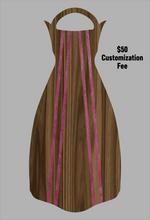 Load image into Gallery viewer, Wooden Jet Fin - Walnut - 1.1 Woodworks