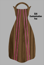 Load image into Gallery viewer, Wooden Jet Fin - Walnut - 1.1 Woodworks