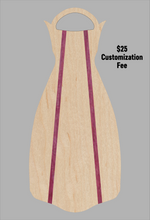 Load image into Gallery viewer, Wooden Jet Fin - Maple - 1.1 Woodworks