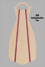 Load image into Gallery viewer, Wooden Jet Fin - Maple - 1.1 Woodworks