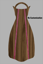 Load image into Gallery viewer, Wooden Jet Fin - Walnut - 1.1 Woodworks