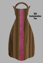 Load image into Gallery viewer, Wooden Jet Fin - Walnut - 1.1 Woodworks