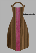 Load image into Gallery viewer, Wooden Jet Fin - Walnut - 1.1 Woodworks