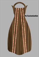 Load image into Gallery viewer, Wooden Jet Fin - Walnut - 1.1 Woodworks