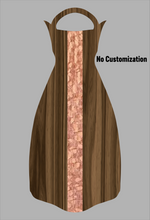 Load image into Gallery viewer, Wooden Jet Fin - Walnut - 1.1 Woodworks