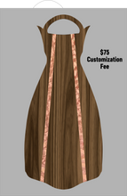 Load image into Gallery viewer, Wooden Jet Fin - Walnut - 1.1 Woodworks