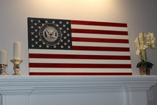 Load image into Gallery viewer, Wooden American Flag US Navy Edition - 1.1 Woodworks