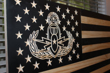 Load image into Gallery viewer, Wooden American Flag EOD Edition - 1.1 Woodworks