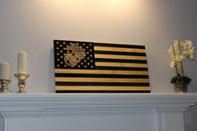 Load image into Gallery viewer, Wooden American Flag USMC Edition - 1.1 Woodworks