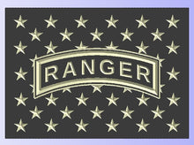 Load image into Gallery viewer, Wooden American Flag with an Army Tab Union - 1.1 Woodworks