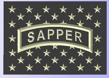 Load image into Gallery viewer, Wooden American Flag with an Army Tab Union - 1.1 Woodworks