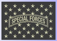 Load image into Gallery viewer, Wooden American Flag with an Army Tab Union - 1.1 Woodworks