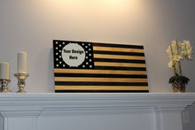 Load image into Gallery viewer, Wooden American Flag Custom Union Design - 1.1 Woodworks