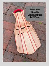 Load image into Gallery viewer, Wooden Jet Fin - Maple - 1.1 Woodworks
