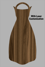 Load image into Gallery viewer, Wooden Jet Fin - Walnut - 1.1 Woodworks
