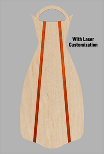 Wooden Jet Fin - Maple - 1.1 Woodworks