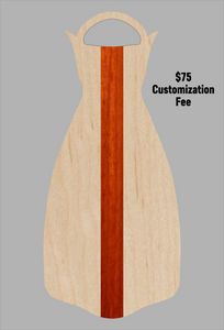 Wooden Jet Fin - Maple - 1.1 Woodworks