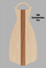 Load image into Gallery viewer, Wooden Jet Fin - Maple - 1.1 Woodworks
