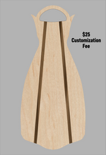 Load image into Gallery viewer, Wooden Jet Fin - Maple - 1.1 Woodworks
