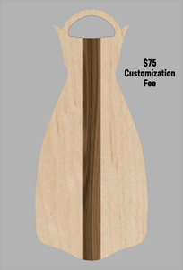 Wooden Jet Fin - Maple - 1.1 Woodworks