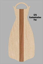 Load image into Gallery viewer, Wooden Jet Fin - Maple - 1.1 Woodworks
