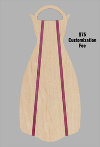 Wooden Jet Fin - Maple - 1.1 Woodworks