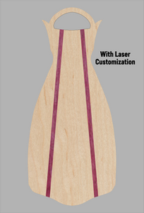 Wooden Jet Fin - Maple - 1.1 Woodworks