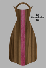 Load image into Gallery viewer, Wooden Jet Fin - Walnut - 1.1 Woodworks
