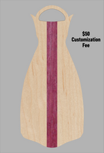 Load image into Gallery viewer, Wooden Jet Fin - Maple - 1.1 Woodworks
