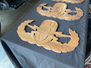 3D Carved - EOD Badges - 1.1 Woodworks