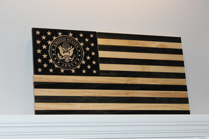 Wooden American Flag US Army Edition - 1.1 Woodworks