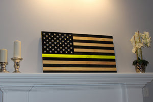 Wooden American Flag Thin Line Edition - 1.1 Woodworks